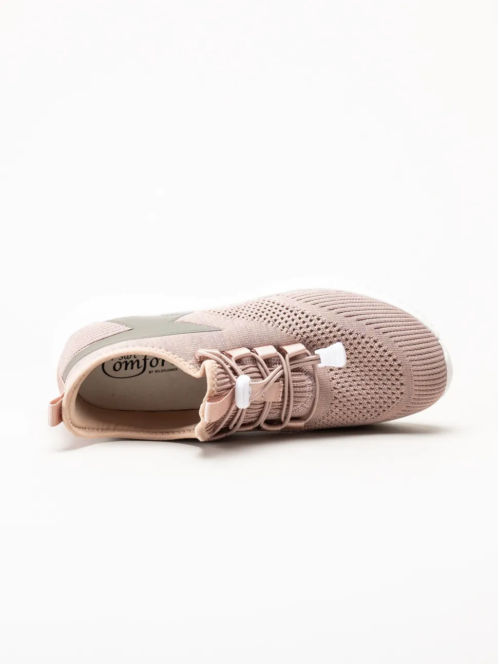 Soft Comfort - Heliett - Rosa sneakers i stickad textil