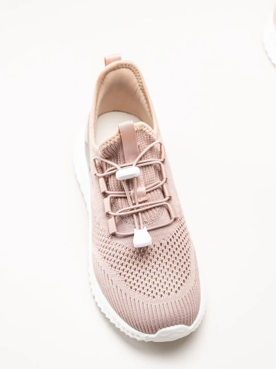 Soft Comfort - Heliett - Rosa sneakers i stickad textil