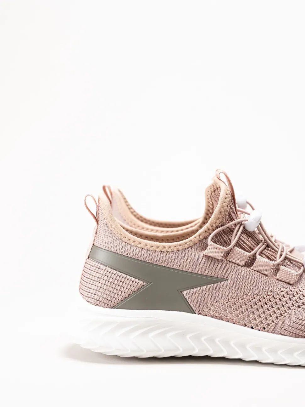 Soft Comfort - Heliett - Rosa sneakers i stickad textil