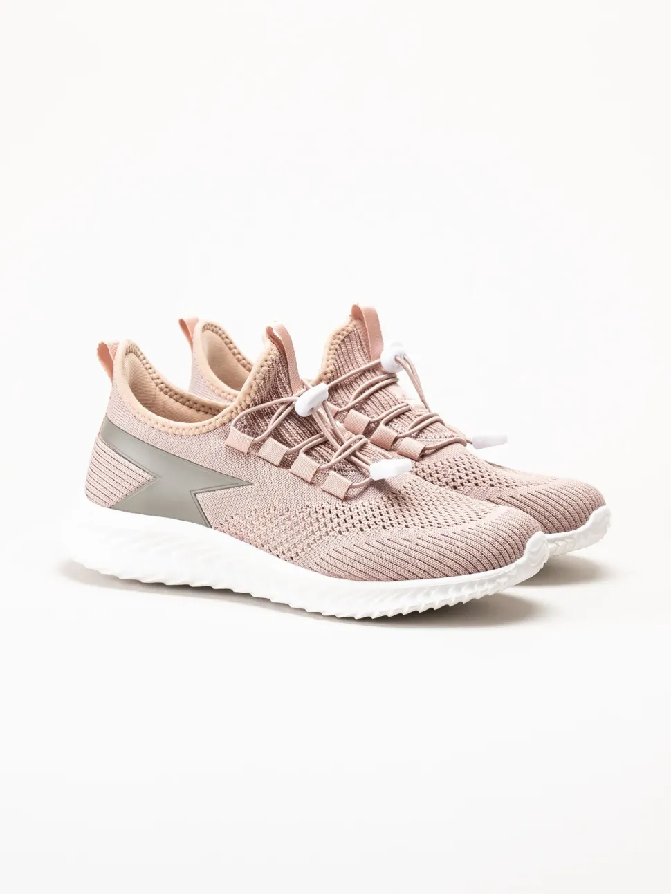 Soft Comfort - Heliett - Rosa sneakers i stickad textil