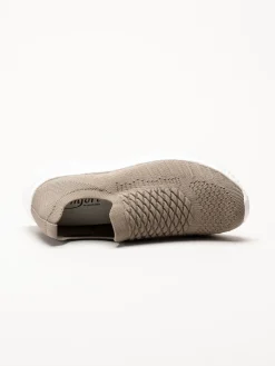 Soft Comfort - Swiss - Beige sneakers i stickad textil