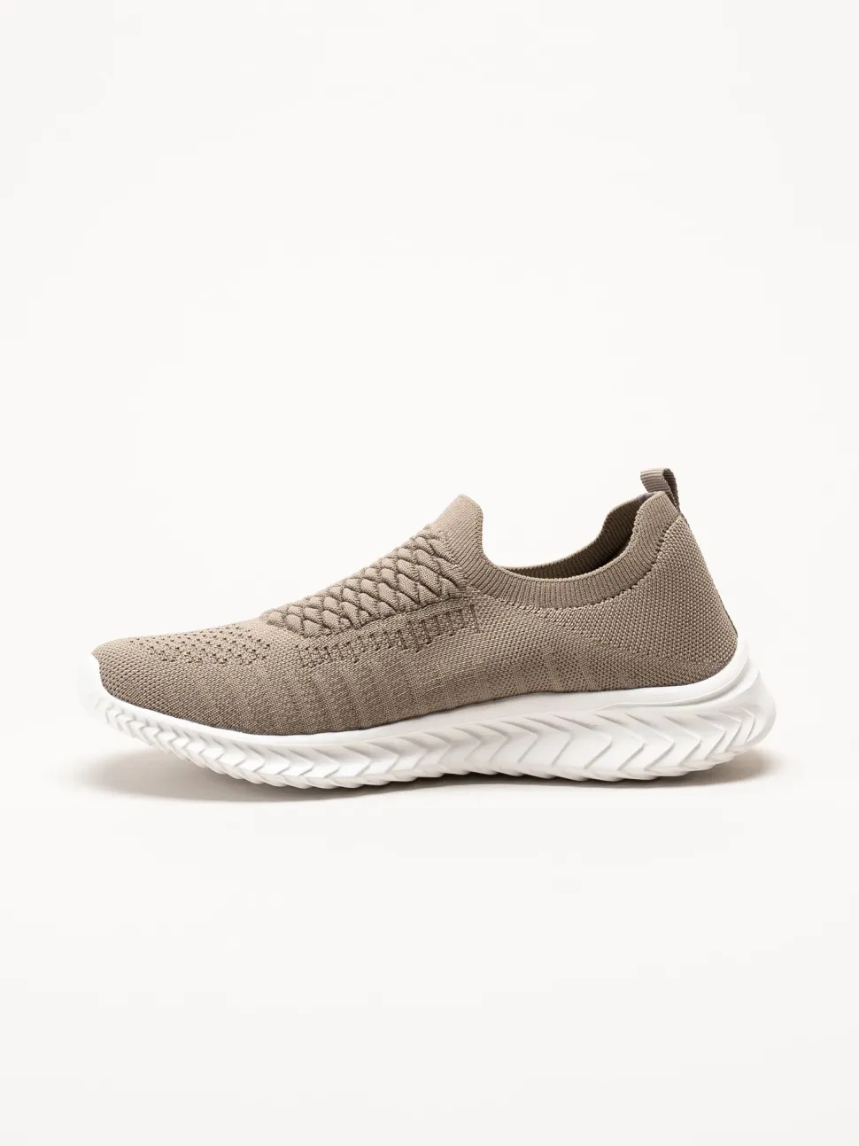 Soft Comfort - Swiss - Beige sneakers i stickad textil