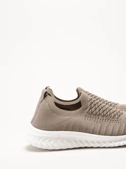 Soft Comfort - Swiss - Beige sneakers i stickad textil