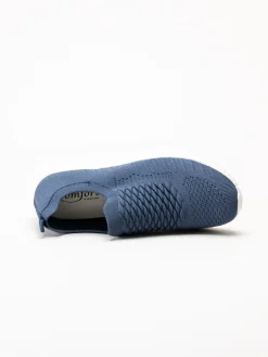 Soft Comfort - Swiss - Marinblå sneakers i stickad textil