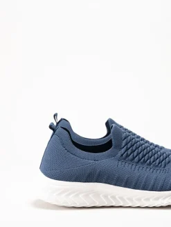 Soft Comfort - Swiss - Marinblå sneakers i stickad textil