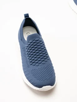Soft Comfort - Swiss - Marinblå sneakers i stickad textil