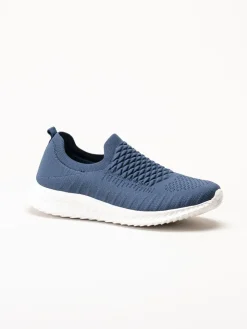 Soft Comfort - Swiss - Marinblå sneakers i stickad textil
