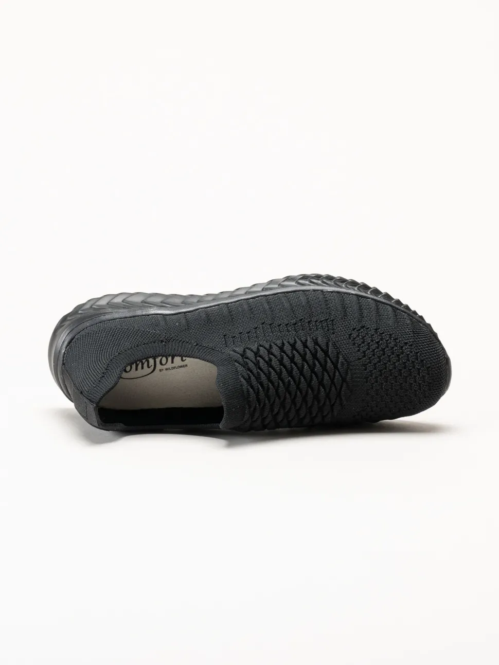 Soft Comfort - Swiss - Svarta sneakers i stickad textil