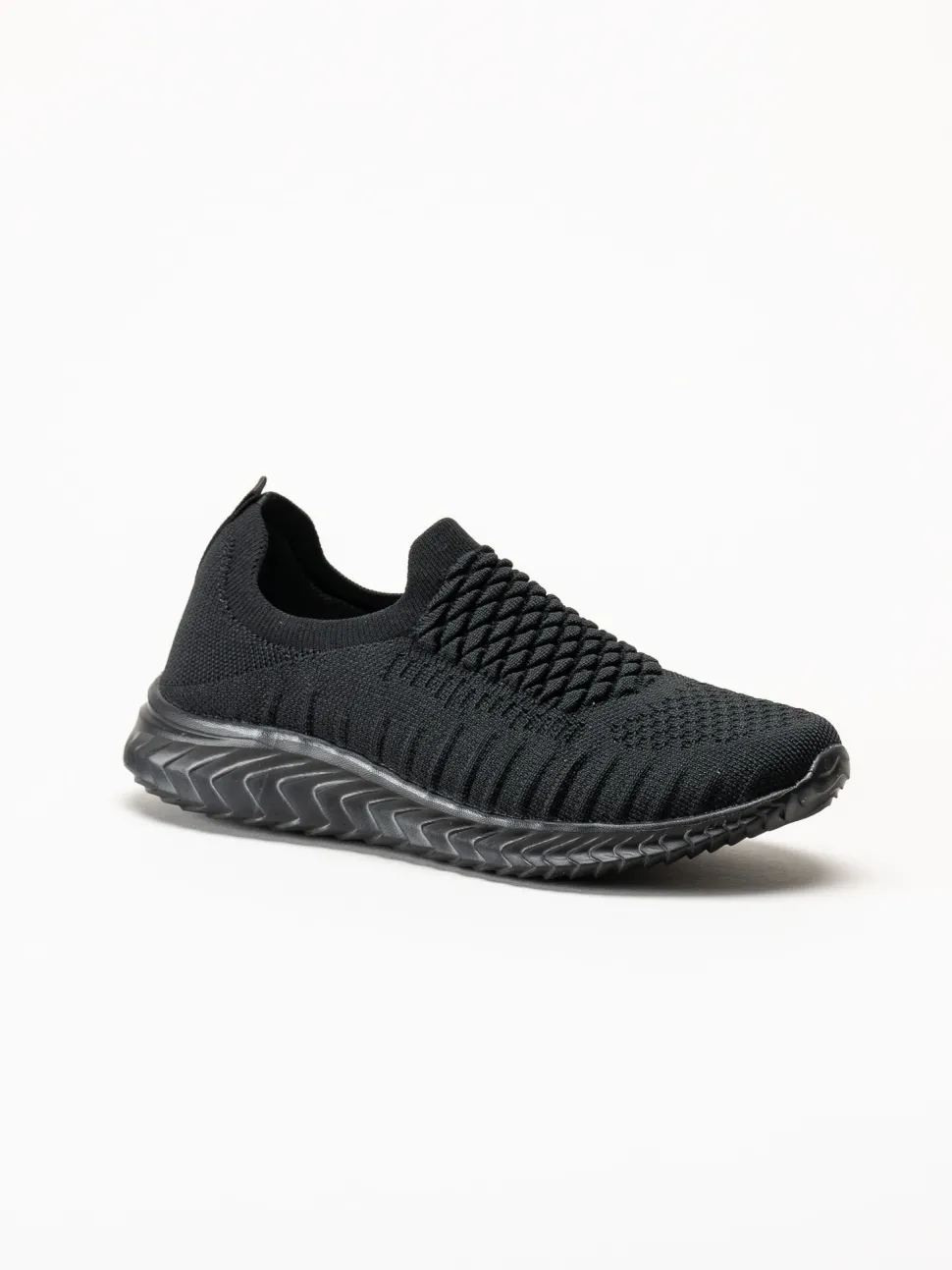 Soft Comfort - Swiss - Svarta sneakers i stickad textil