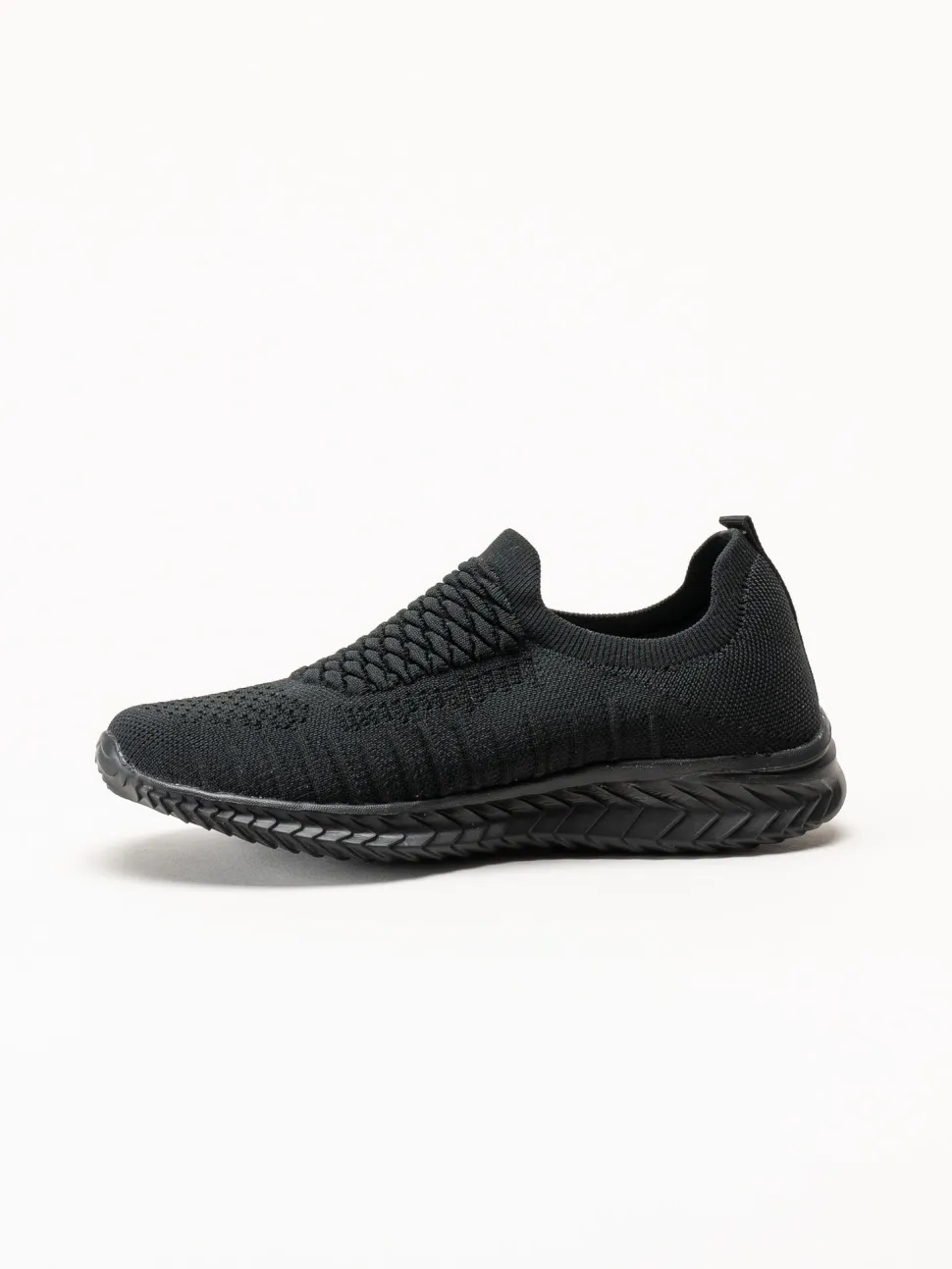 Soft Comfort - Swiss - Svarta sneakers i stickad textil