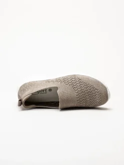 Soft Comfort - Turnpike - Beige sneakers i stickad textil