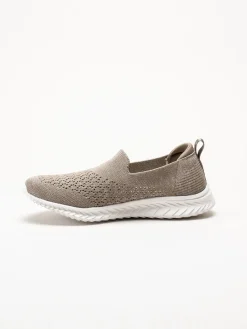 Soft Comfort - Turnpike - Beige sneakers i stickad textil