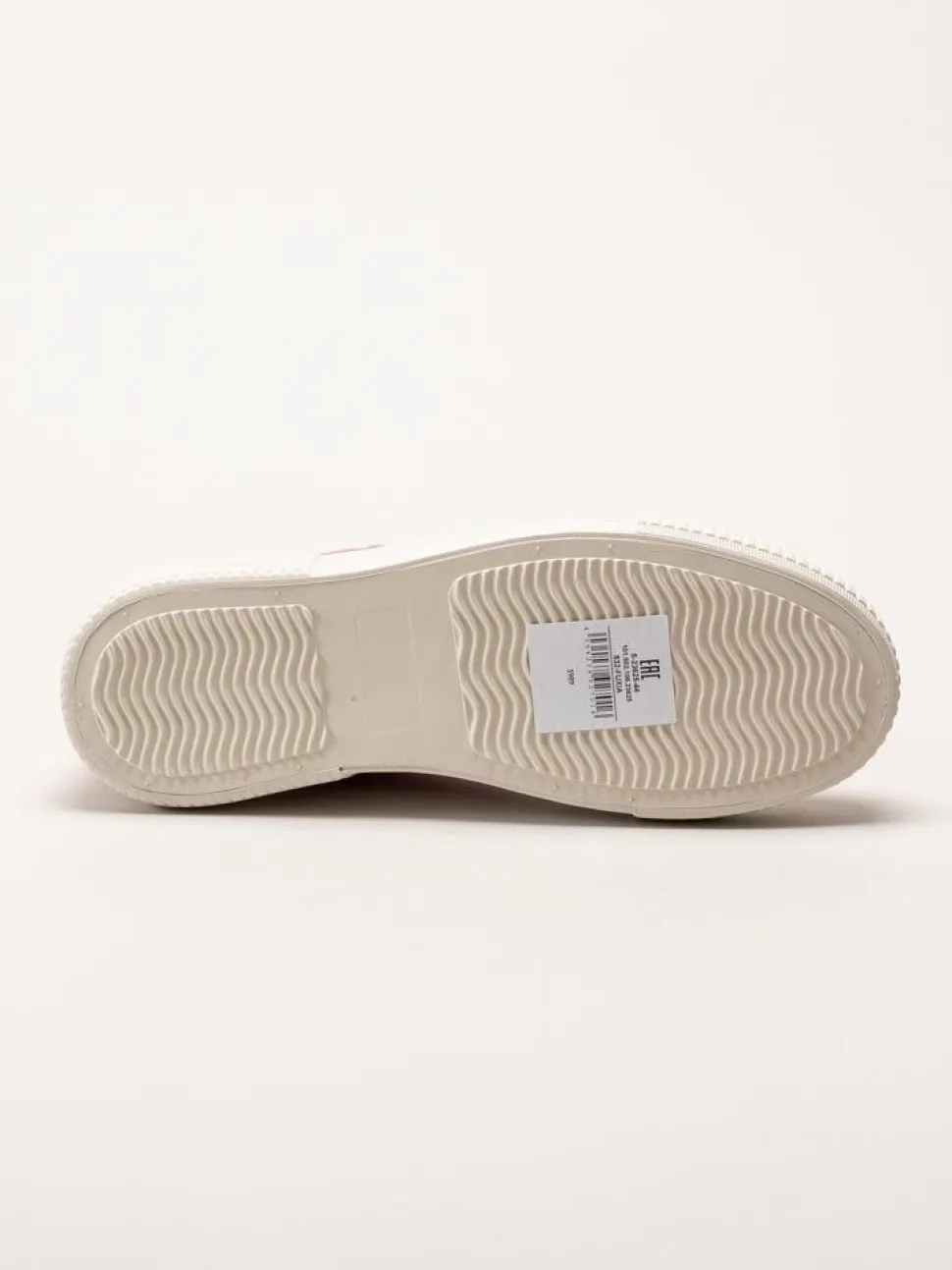 S.Oliver - Rosa platåsneakers i textil