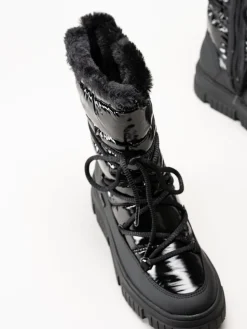 S.Oliver - Svarta fodrade boots
