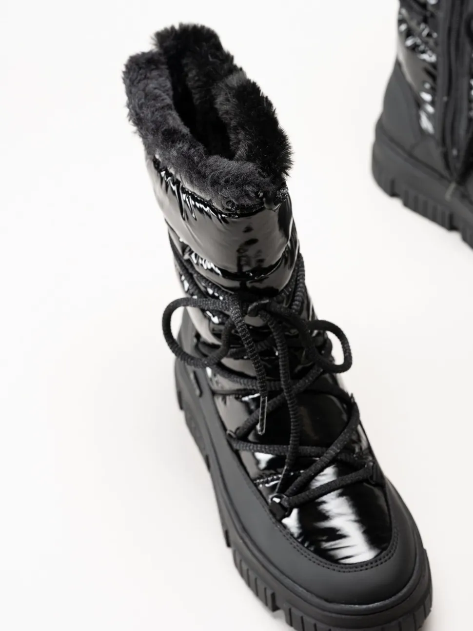 S.Oliver - Svarta fodrade boots
