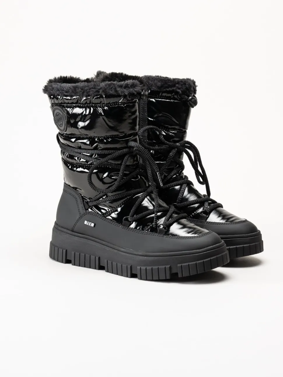 S.Oliver - Svarta fodrade boots
