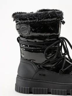 S.Oliver - Svarta fodrade boots