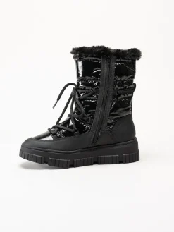 S.Oliver - Svarta fodrade boots