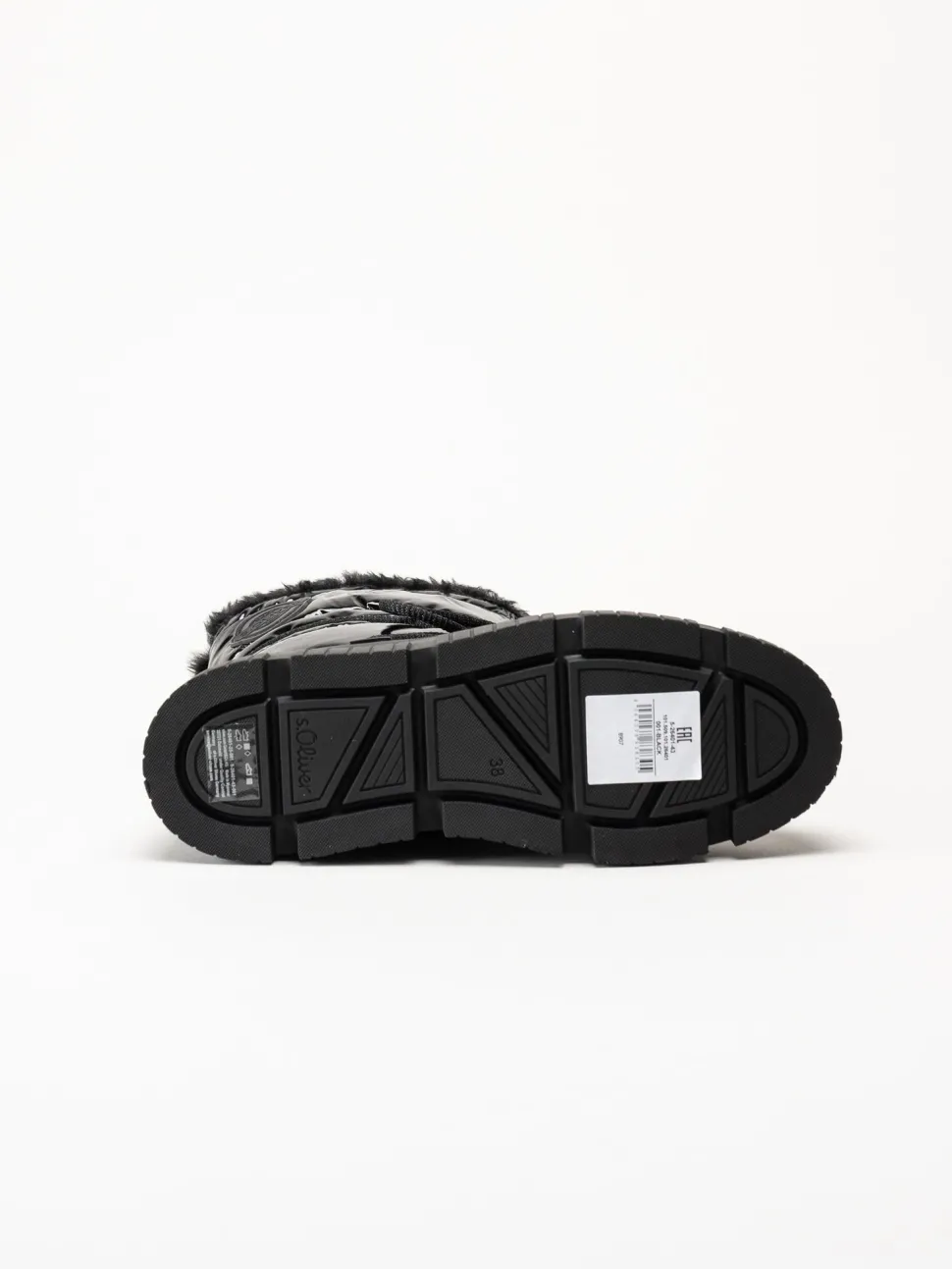 S.Oliver - Svarta fodrade boots