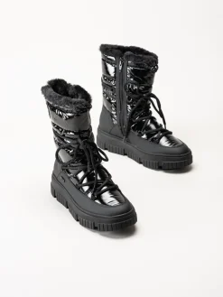 S.Oliver - Svarta fodrade boots