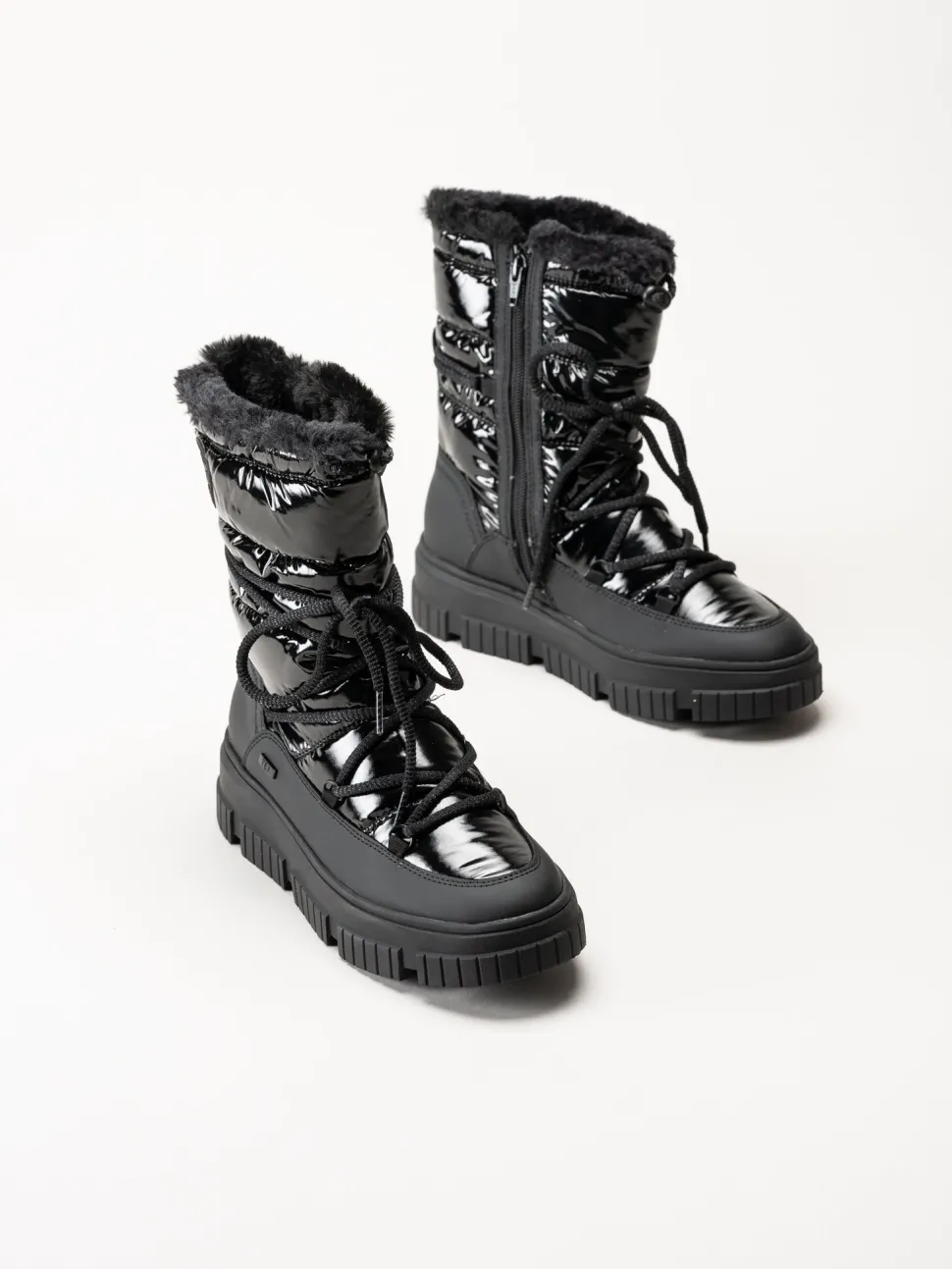 S.Oliver - Svarta fodrade boots