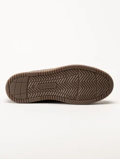 S.Oliver - Svarta sneakers med partier i mörk guldfärg