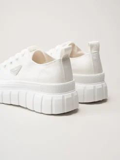 S.Oliver - Vita chunky sneakers i textil