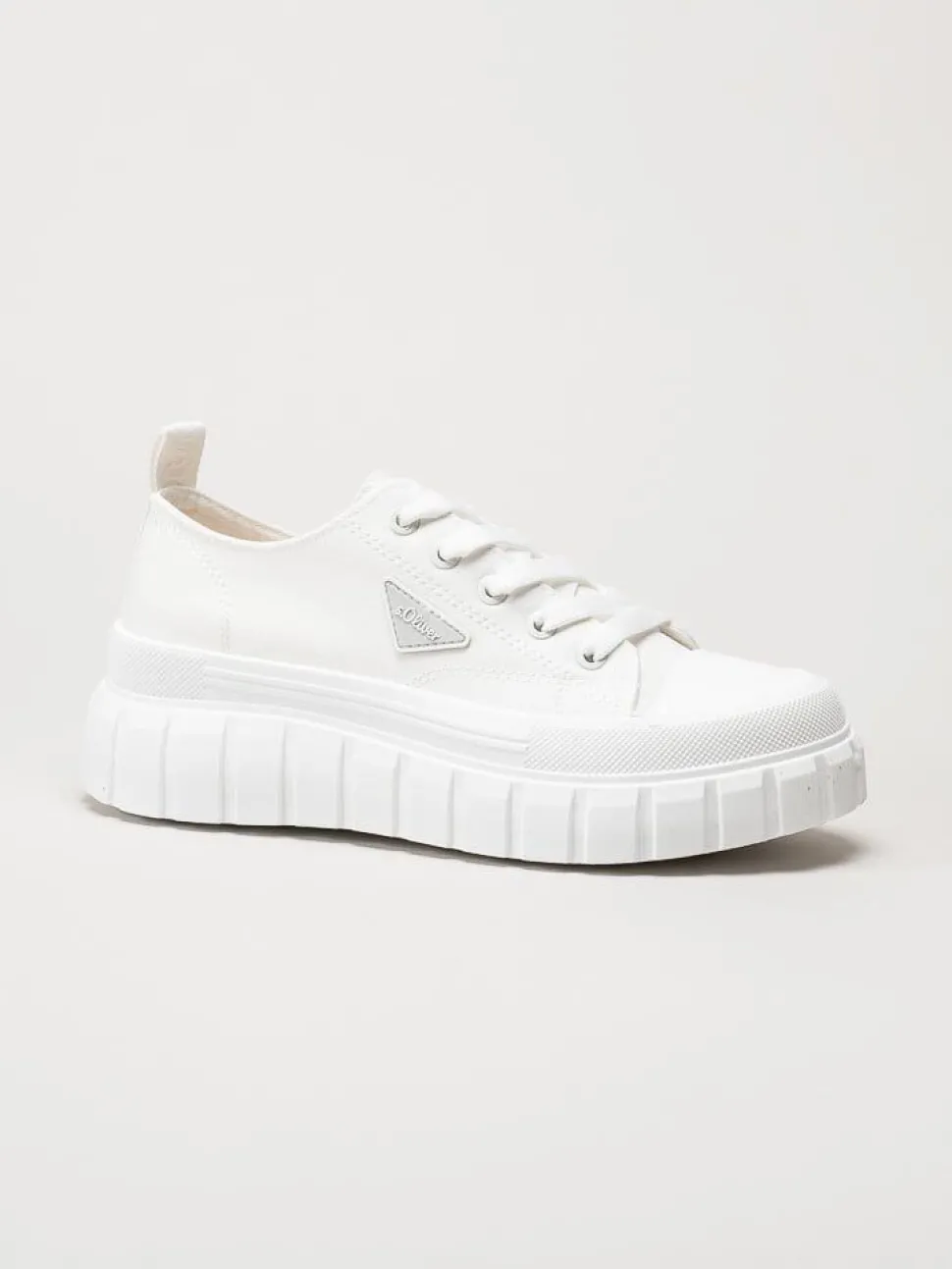 S.Oliver - Vita chunky sneakers i textil