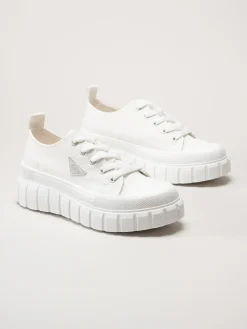 S.Oliver - Vita chunky sneakers i textil