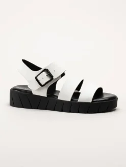 S.Oliver - Vita sandaler i skinnimitation