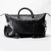 Springfield - Svart weekend bag i skinn