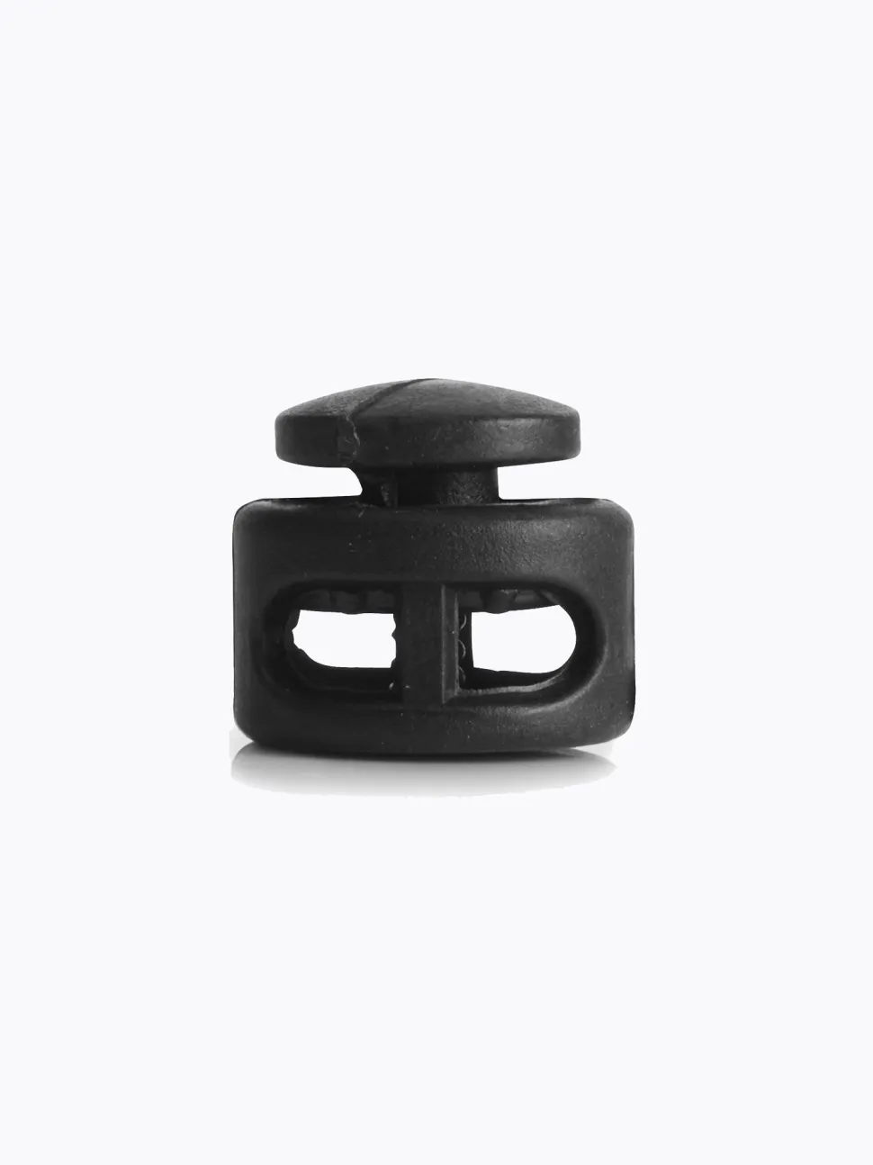 Springyard - Cord Lock Flat - Svart snörstopp