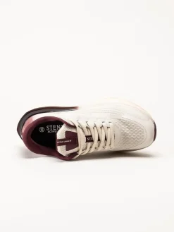 STENK - Alsen - Offwhite sportiga sneakers