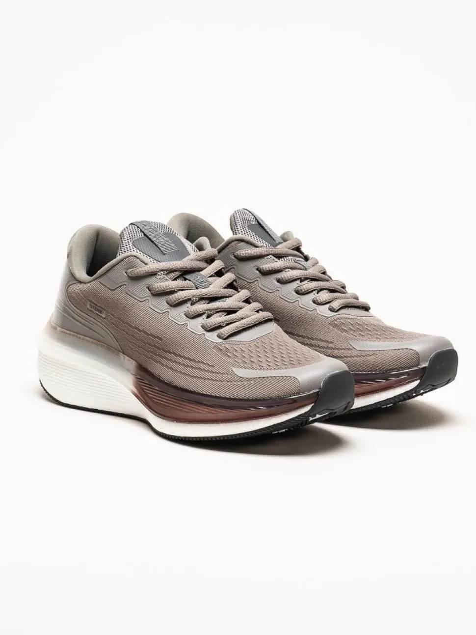 STENK - Alsen - Taupe sportiga sneakers