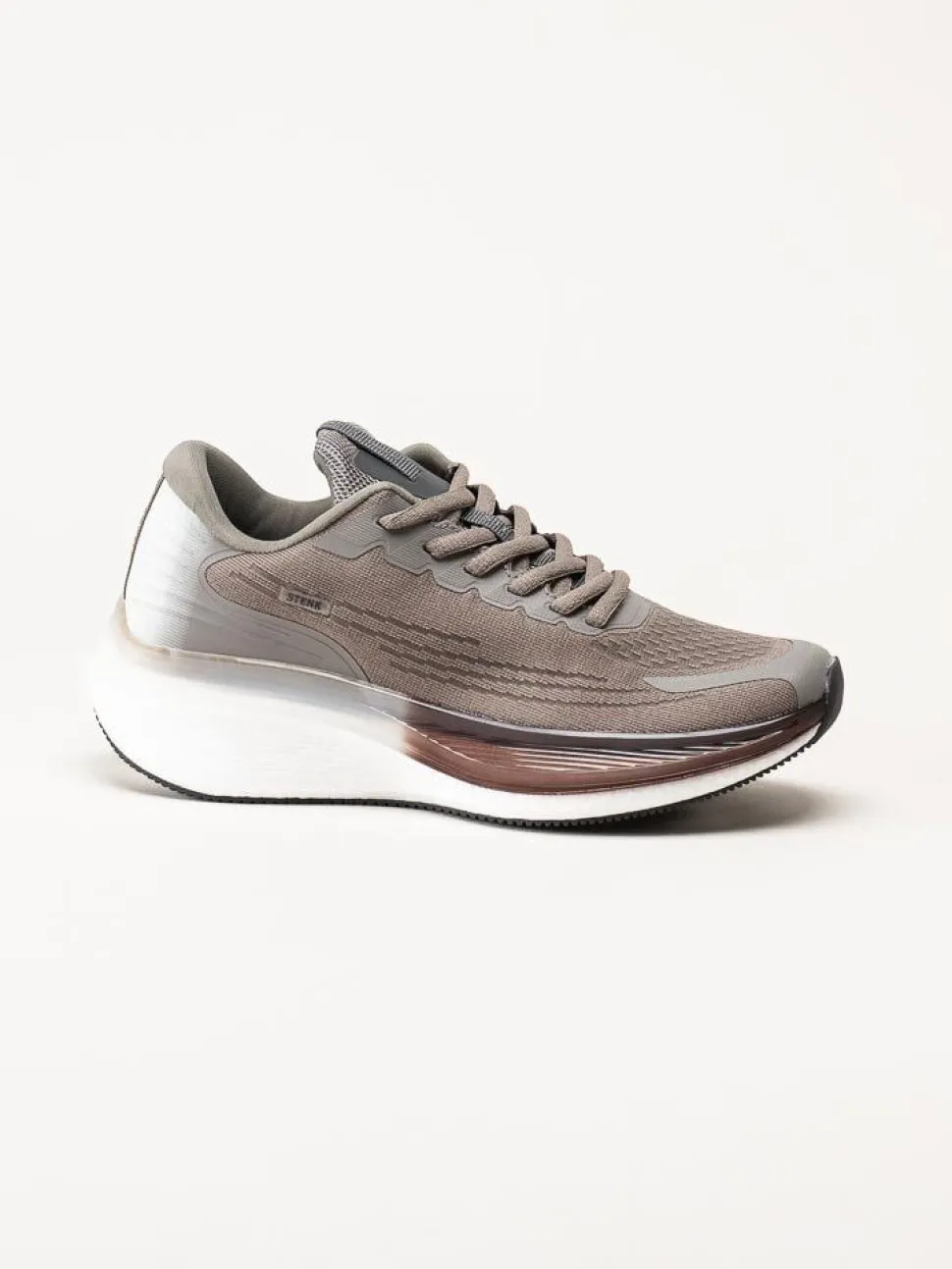 STENK - Alsen - Taupe sportiga sneakers