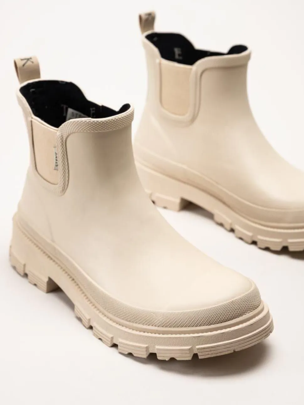 STENK - Ängeså - Beige låga gummistövlar