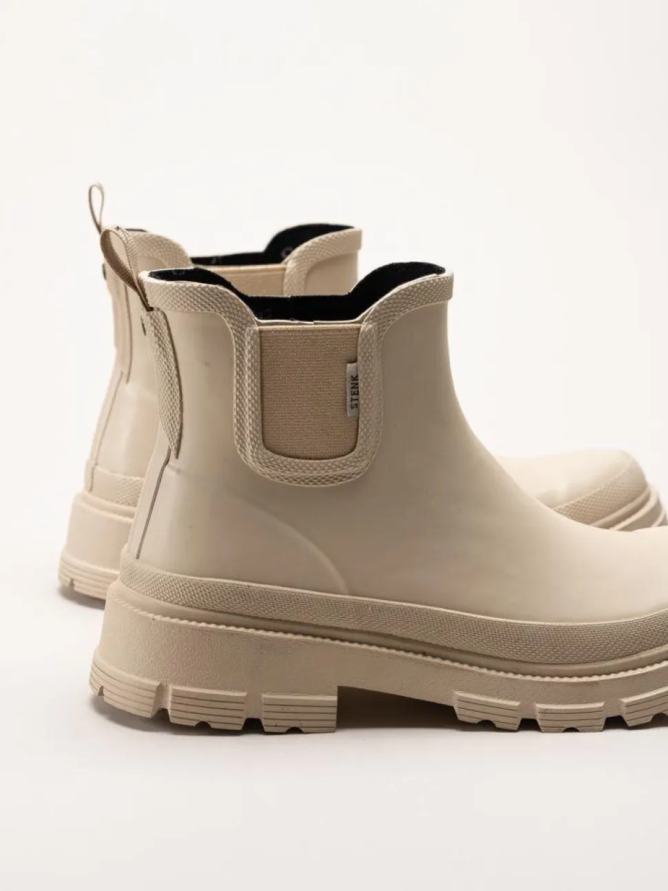 STENK - Ängeså - Beige låga gummistövlar