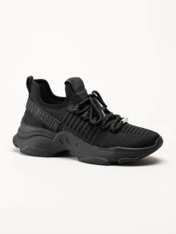 Steve Madden - Mac-E - Svarta chunky sneakers i textil
