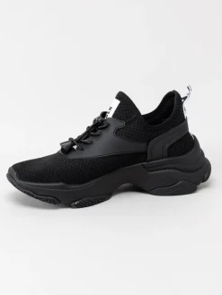 Steve Madden - Match-E - Svarta chunky sneakers i textil
