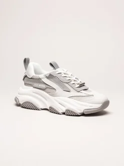 Steve Madden - Possession-E - Gråvita chunky sneakers