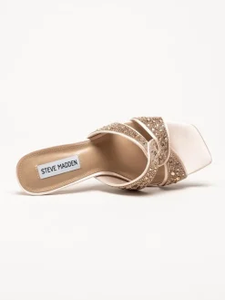 Steve Madden - Roséguldfärgade slip in sandaletter