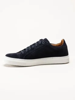 Strömberg - Arezzo - Mörkblå sneakers i mocka