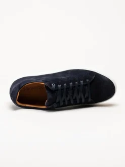 Strömberg - Arezzo - Mörkblå sneakers i mocka