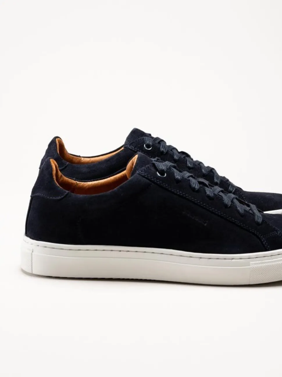 Strömberg - Arezzo - Mörkblå sneakers i mocka