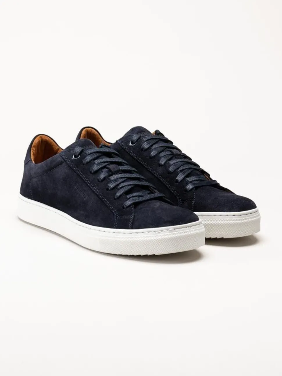 Strömberg - Arezzo - Mörkblå sneakers i mocka