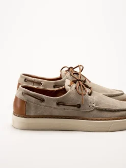 Strömberg - Riviera - Beige lågskor i mocka