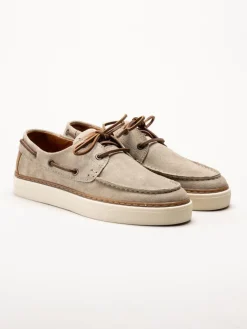 Strömberg - Riviera - Beige lågskor i mocka