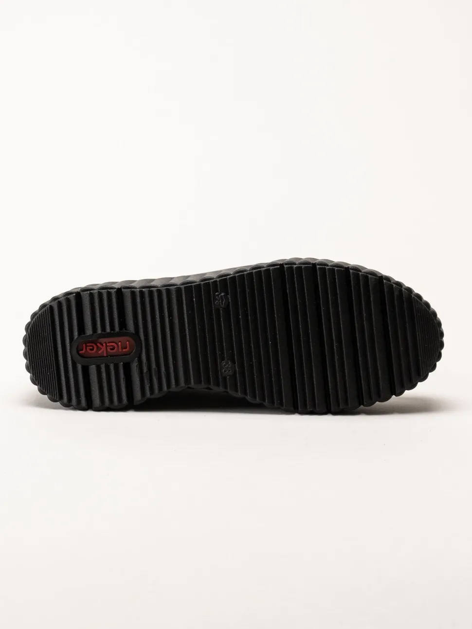 Svarta sneakers i skinn