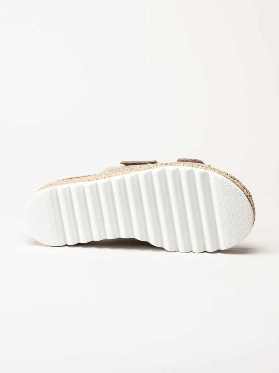 Sweeks - Sonja - Beige slip in sandaler i skinn