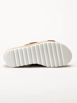 Sweeks - Sonja - Bruna slip in sandaler i mocka
